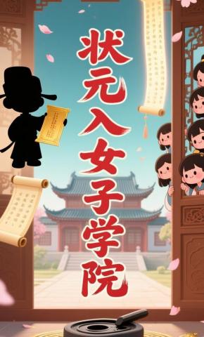 短剧《状元入女子学院》海报