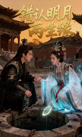 短剧《错认明月两生缘》海报
