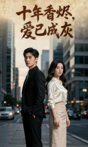 短剧《十年香烬，爱已成灰》海报