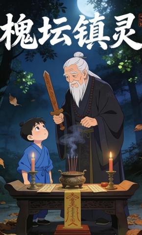 短剧《槐坛镇灵》海报