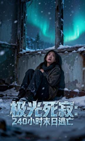 短剧《极光死寂：240 小时末日逃亡》海报