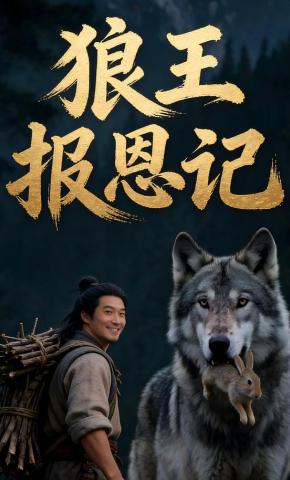 短剧《狼王报恩记》海报