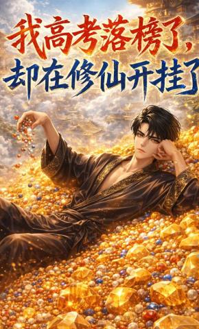 短剧《我高考落榜了，却在修仙开挂了》海报