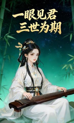 短剧《一眼见君，三世为期》海报