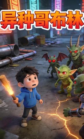 短剧《异种哥布林》海报