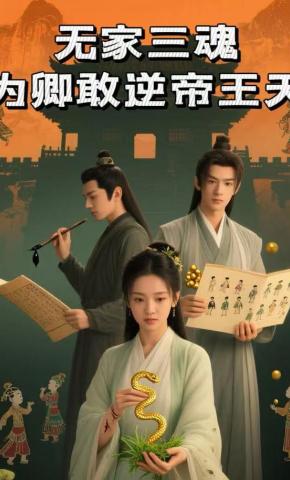 短剧《无家三魂：为卿敢逆帝王天》海报