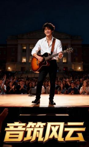 短剧《音筑风云》海报
