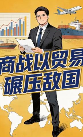 短剧《商战以贸易碾压敌国》海报