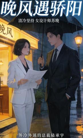 短剧《晚风遇骄阳》海报