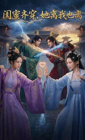 短剧《闺蜜齐穿，她离我也离》海报