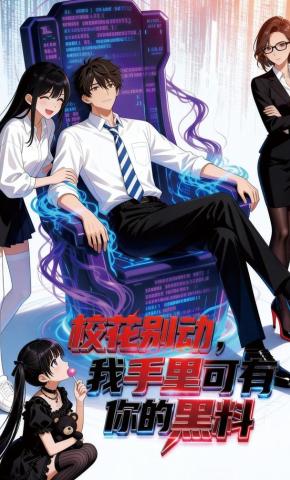 短剧《校花别动，我手里可有你的黑料》海报