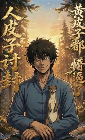 短剧《人皮子讨封，黄皮子都懵逼了》海报