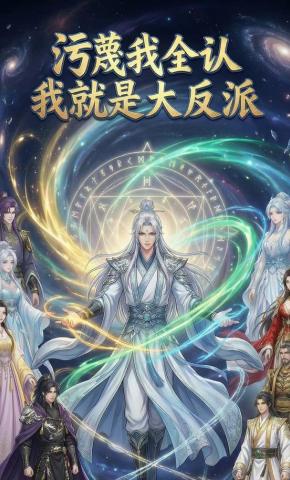 短剧《污蔑我全认，我就是大反派》海报