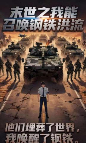 短剧《末世之我能召唤钢铁洪流》海报