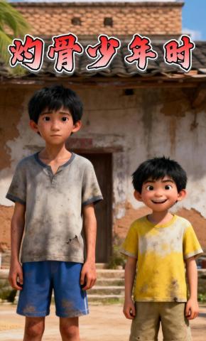 短剧《灼骨少年时》海报