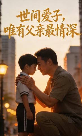 短剧《世间爱子，唯有父亲最情深》海报