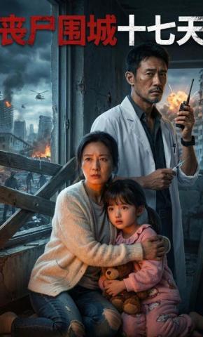 短剧丧尸围城十七天海报