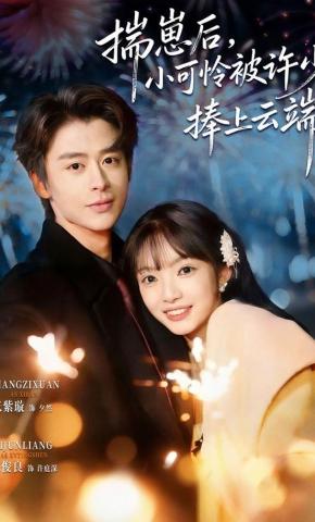 短剧《揣崽后，小可怜被许少捧上云端》海报