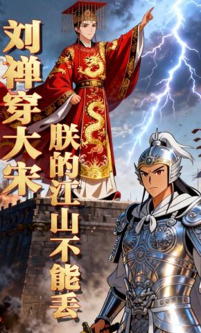 短剧《刘禅穿大宋，朕的江山不能丢》海报