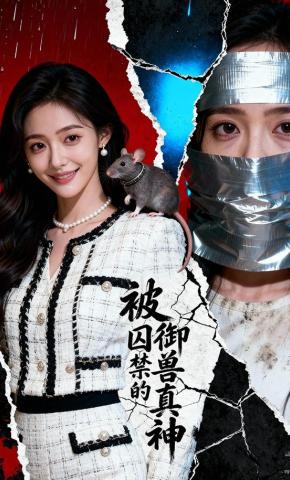 短剧《被囚禁的御兽真神》海报