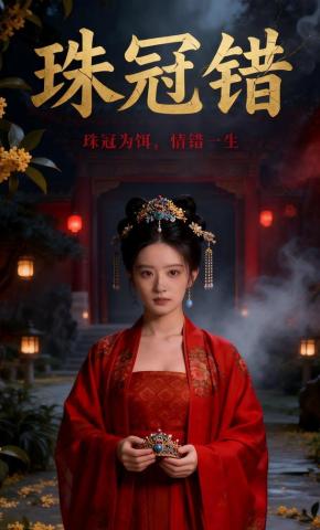 短剧《珠冠错》海报