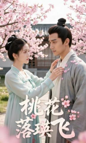 短剧《桃花落瑛飞》海报