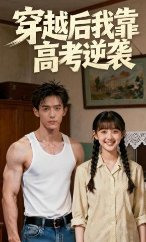 短剧《穿越后我靠高考逆袭》海报