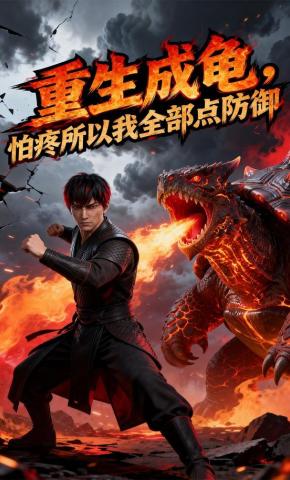 短剧《重生成龟，怕疼所以我全部点防御》海报