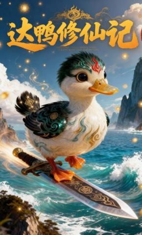 短剧《达鸭修仙记》海报