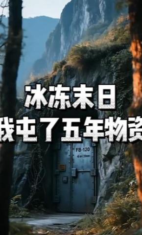 短剧《冰冻末日我屯了五年物资》海报