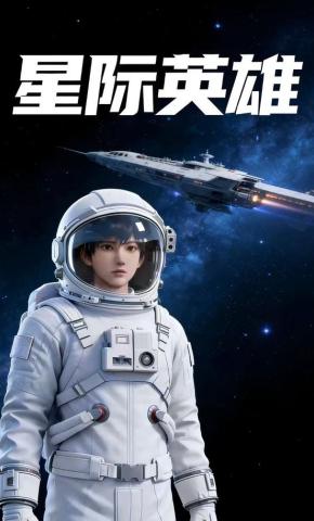 短剧《星际英雄》海报