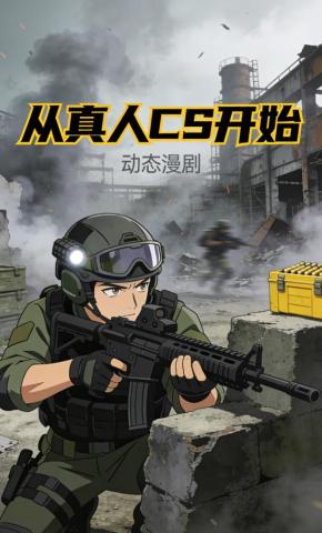 短剧《从真人CS开始》海报