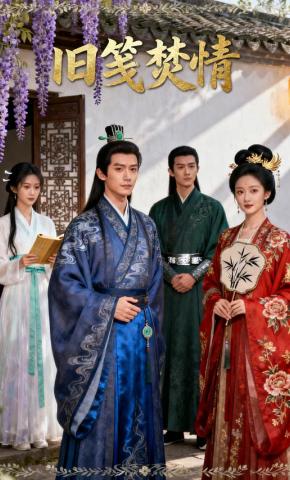 短剧《旧笺焚情》海报