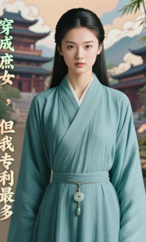 短剧《穿成庶女，但我专利最多》海报