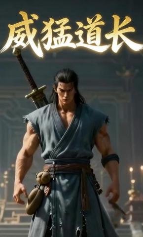 短剧《威猛道长》海报