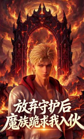 短剧《放弃守护后，魔族跪求我入伙》海报