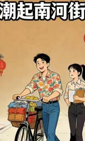 短剧《潮起南河街》海报