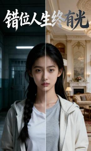 短剧《错位人生终有光》海报