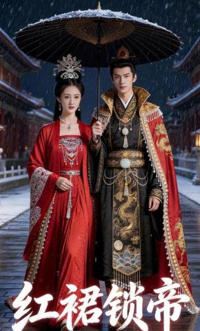短剧《红裙锁帝》海报