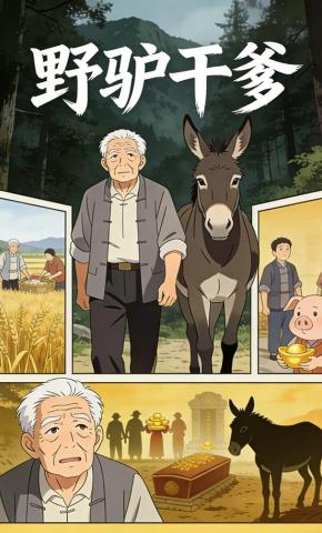 短剧《野驴干爹》海报