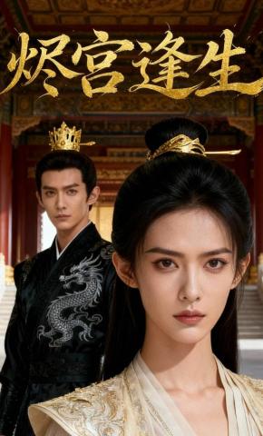 短剧《烬宫逢生》海报