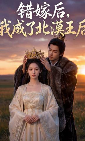 短剧《错嫁后，我成了北漠王后》海报