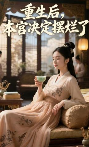 短剧《重生后，本宫决定摆烂了》海报