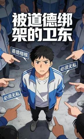 短剧《被道德绑架的卫东》海报