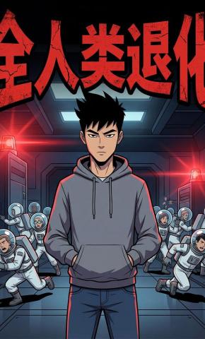 短剧《全人类退化》海报