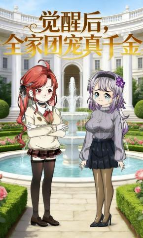 短剧《觉醒后，全家团宠真千金》海报