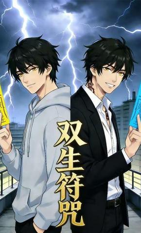 短剧《双生符咒》海报