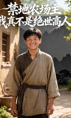 短剧《禁地农场主，我真不是绝世高人》海报