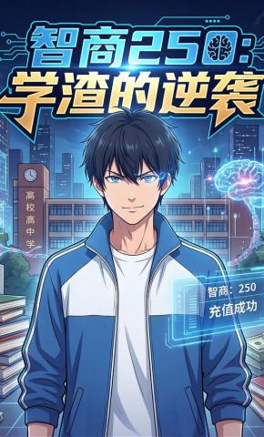 短剧《智商250：学渣的逆袭》海报