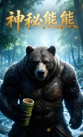 短剧《神秘熊熊》海报